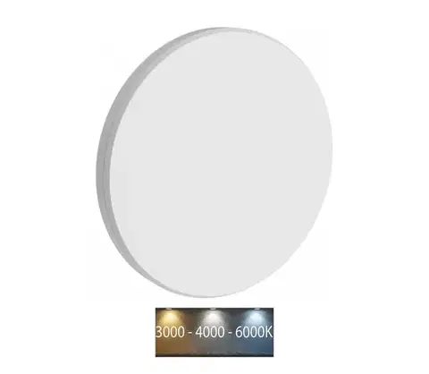 Svietidlá  LED Vonkajšie nástenné svietidlo PIATTA LED/18W/230V 3000/4000/6000K IP44 biela 003043CCT_PW