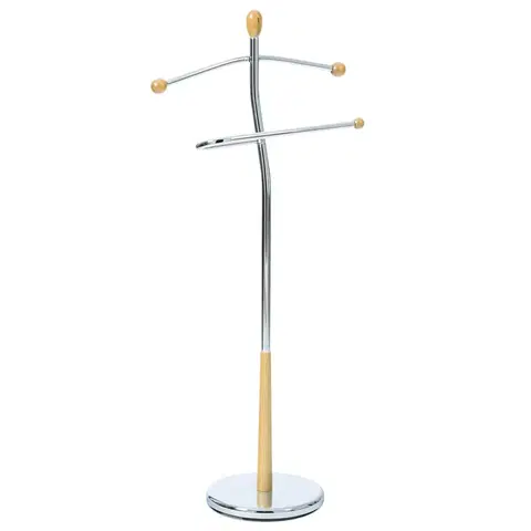 Regály a poličky Nemý sluha 82646 NAT chróm/dub, 118 cm