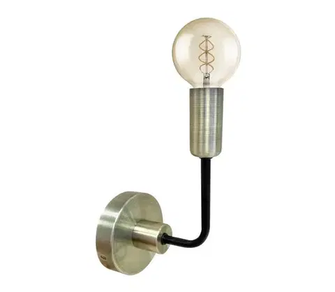 Svietidlá  Nástenná lampa SAGA 1xE27/40W/230V 21-01313