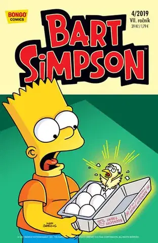 Komiksy Simpsonovi - Bart Simpson 4/2019 - Kolektív autorov