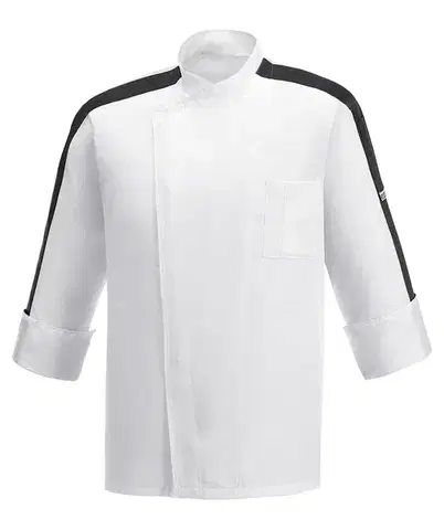 Pánske košele EGOCHEF Kuchársky rondon EGOchef Ribbon - Extra Dry  L