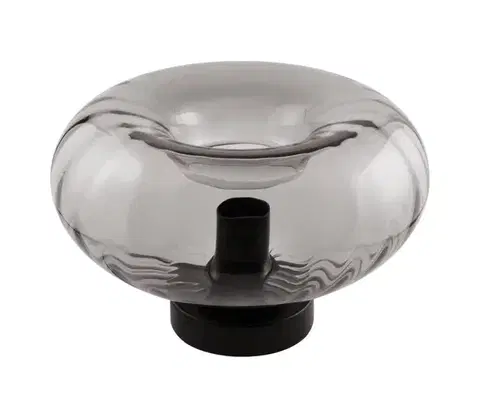 Lampy Osram - Stolová lampa DECOR SMOKE 1xE27/12W/230V čierna/dymovošedá 4058075850040