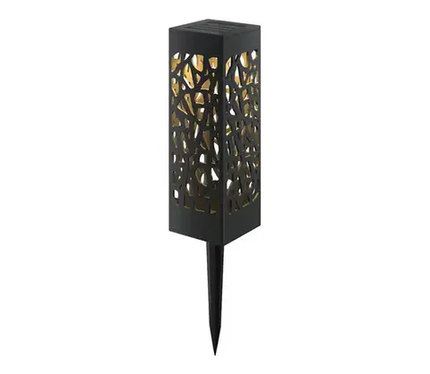 LED osvetlenie  B.V.  - LED Solárna lampa LED/0,006W/1,2V 28,5cm čierna 2700K IP44 B10201NX6