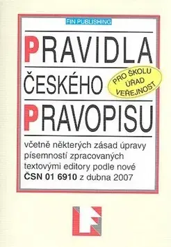Literárna veda, jazykoveda Pravidla českého pravopisu - Kolektív autorov,neuvedený
