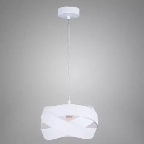 Moderné lampy do obývačky Luster Tornado 5013Z H01 Biela LW1
