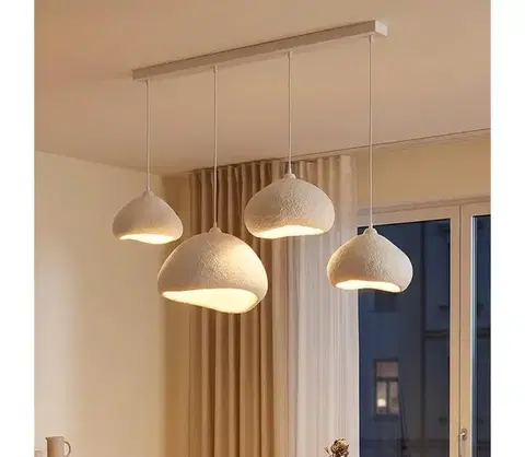 Svietidlá BRILAGI - Luster na lanku WABI SABI 4xE27/40W/230V biela 118OPV1109