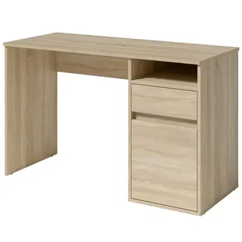 Moderné kancelárske stoly Písací stôl Billa 1d1sz 60 Nfsc B Sonoma