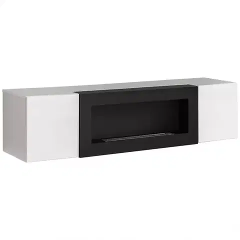 Komody do spálne Komoda +Biokrb FLY SBK biely