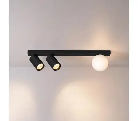 Svietidlá BRILAGI - Bodové svietidlo SELE BALL 2xGU10/30W/230V + 1xG9/10W čierna WO-AGN-31-BKL-OEM