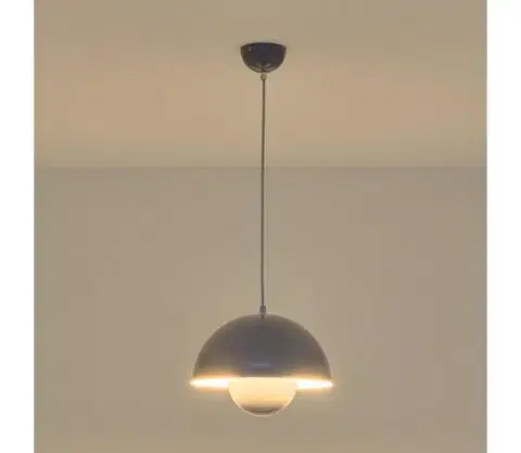 Svietidlá Eurolamp Luster na lane JARDEN 1xE27/15W/230V sivý 144-28552