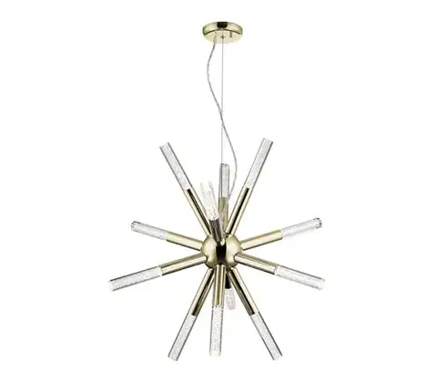 Svietidlá  149000 - LED Luster na lanku EIRENE 12xLED/5W/230V zlatá 149000