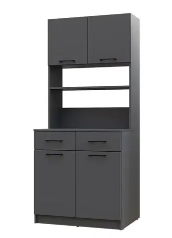 Kuchynské skrinky CAPSULE kuchynská skrinka NO2, grafit