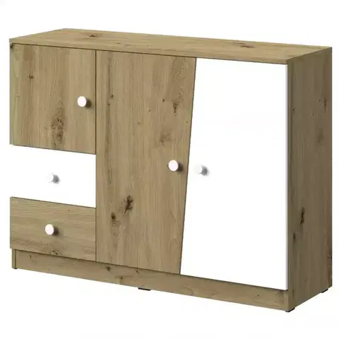 Komody do detskej izby Komoda Nero 07 120 – Biely Mat
