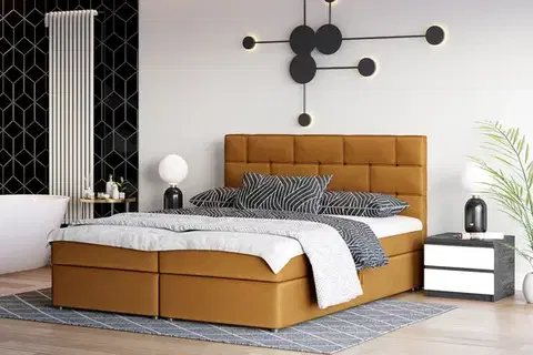 Manželské postele WALENT boxspringová posteľ 180x200, Itaka 33
