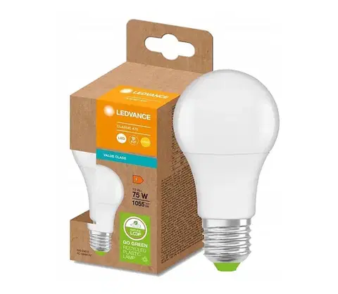 LED osvetlenie LED Žiarovka z recyklovaného plastu E27/10W/230V 2700K - Ledvance 4099854531279