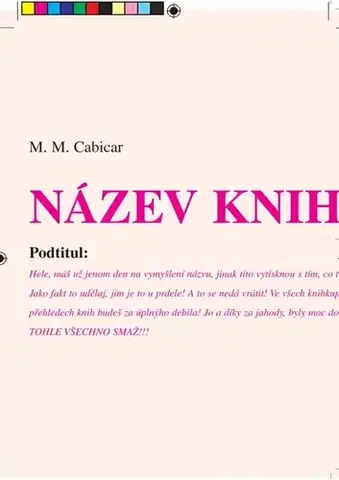 Humor a satira Kniha povídek - M. M. Cabicar