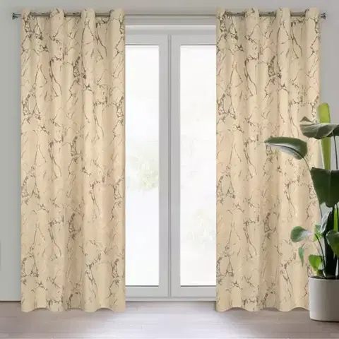 Závesy do spálne Záves WERA  140X250 na priechodkách 391731