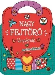 Príprava do školy, pracovné zošity Nagy fejtörő - lányoknak matricákkal