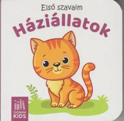 Leporelá, krabičky, puzzle knihy Első szavam - Háziállatok