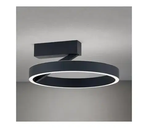 Svietidlá Orion - LED stropné svietidlo KOLK LED/40W/230V 2700/3000/4000K pr. 40 cm čierne DL 7-703/40 schwarz