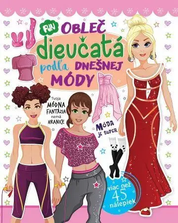 Nalepovačky, vystrihovačky, skladačky Obleč dievčatá podľa dnešnej módy