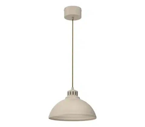 Svietidlá  Luster na lanku SVEN 1xE27/15W/230V béžová 8890