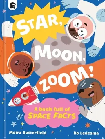Leporelá, krabičky, puzzle knihy Star, Moon, Zoom! - Moira Butterfield