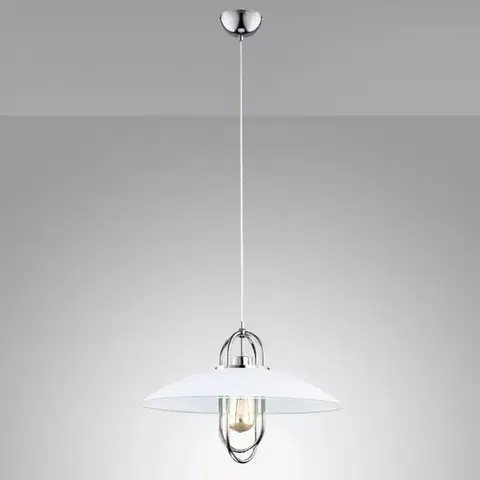 Moderné lampy do obývačky Luster Salix chróm 60454 LW1