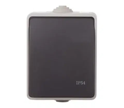 Predlžovacie káble  Spínač domový striedavý 250V/10A IP54 A1398
