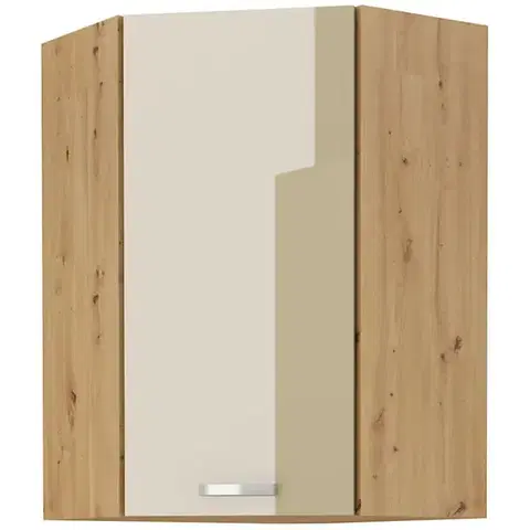 Kuchynské skrinky visiace Skrinka do kuchyne ARTISAN CAPPUCCINO 60X60 GN-90 1F (45°)