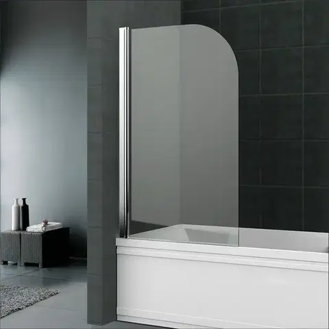 Vaňové zásteny Mereo Váňová zástena, 75 cm, chróm ALU, sklo Číre CK70121K