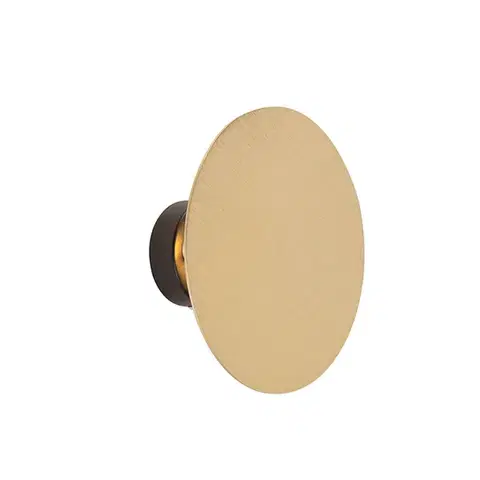 Nástenné osvetlenie Inteligentná nástenná lampa okrúhla zlatá vrátane 2 Wifi g9 - Pulley