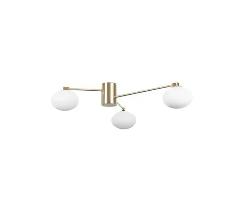 Svietidlá Ideal Lux - LED Prisadený luster HERMES 3xG9/3W/230V pr. 90 cm zlatá 288260