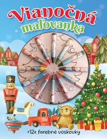 Nalepovačky, vystrihovačky, skladačky Vianočná maľovanka, 2.vydanie