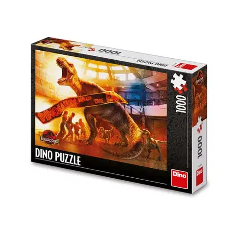 1000 dielikov Dino Toys Puzzle Jurský park 1000 Dino