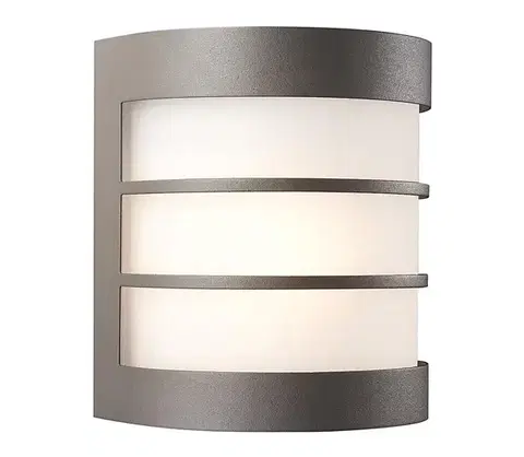 Svietidlá Philips 17479/93/PN - Vonkajšie nástenné svietidlo 1xE27/60W/230V IP44 antracit 17479/93/PN