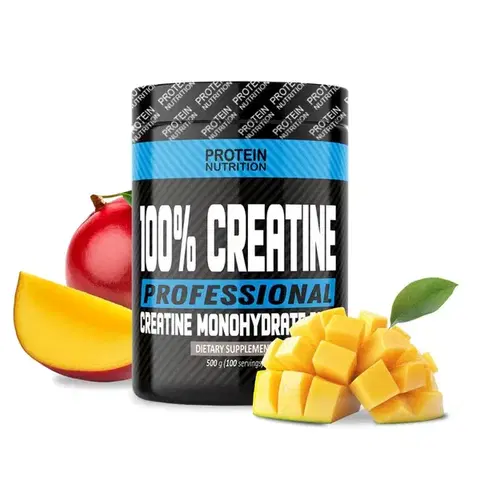 Kreatín Monohydrát 100% Creatine Professional - Protein Nutrition 500 g Orange