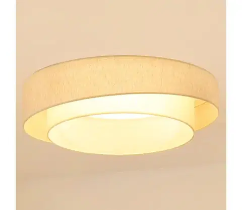 Svietidlá BRILAGI - LED stmievateľné stropné svietidlo SHINE LED/24W/230V krémové + diaľkové ovládanie 609753
