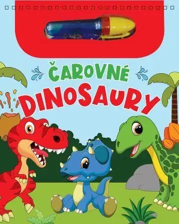 Nalepovačky, vystrihovačky, skladačky Čarovné dinosaury