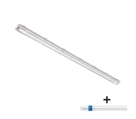 Svietidlá  Technické žiariv. svietidlo+LED Žiarivková trubica so senzorom Philips G13/24W/230V KB0213+P6338