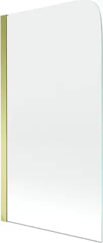 Sprchové dvere MEXEN - Felix 1křídlá vaňová zástena 70 x 140, transparent, zlatá 890-070-001-50-00