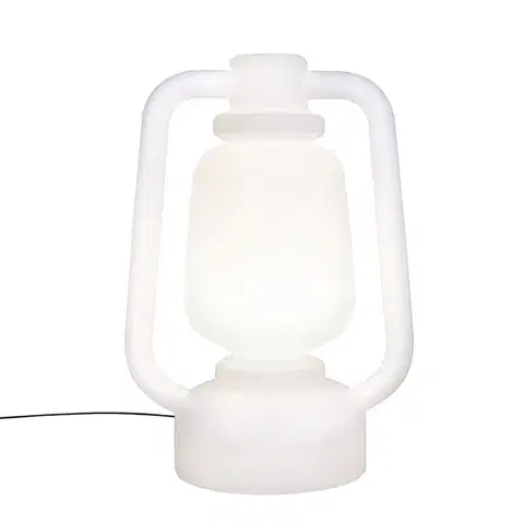 Vonkajšie stojanové svietidlá Stojaca lampa biela 110 cm IP44 - Storm Extra Large
