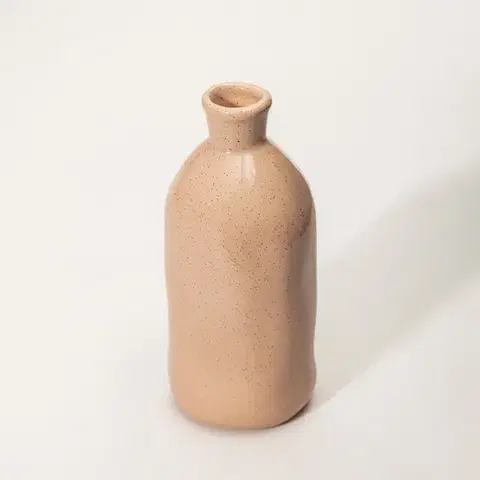 Vázy, misy Váza Pink Sandstone 7x7x15 cm