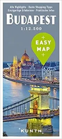 Európa Budapest Easy Map 1:12 500