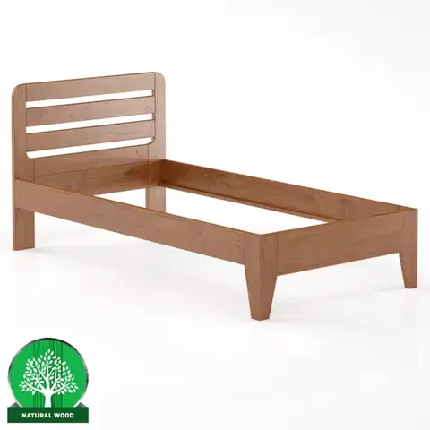 Drevené postele Posteľ buková LK189–100x200 cherry