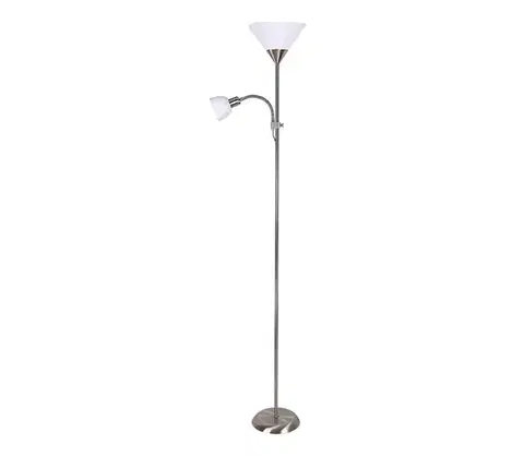 Lampy Rabalux 4064 - Stojaca lampa ACTION 1xE27/100W + E14/25W