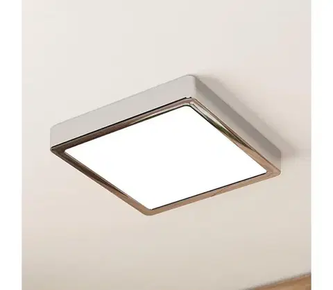 Svietidlá Eglo 900651 - LED Kúpeľňové stropné svietidlo FUEVA LED/17W/230V IP44 chróm 900651