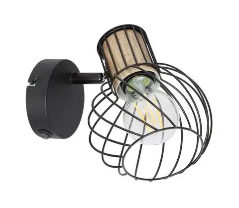 Svietidlá Globo 54012-1S - Nástenné bodové svietidlo LUISE 1xE27/40W/230V 54012-1S