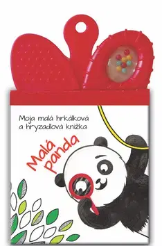Leporelá, krabičky, puzzle knihy Moja malá hrkálková a hryzadlová knižka Malá Panda