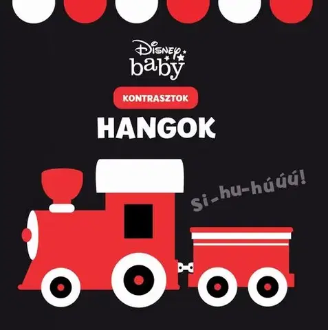 Leporelá, krabičky, puzzle knihy Disney Baby: Kontrasztok - Hangok